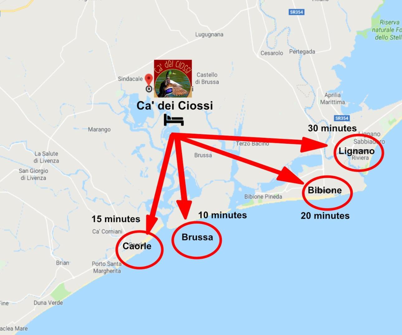 Ca Dei Ciossi Ξενοδοχείο Concordia Sagittaria Εξωτερικό φωτογραφία